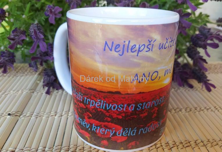 Hrnek "Poděkování paní učitelce"