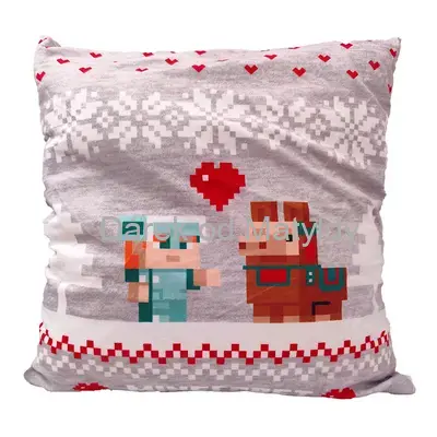 Polštářek Minecraft Vánoční svět