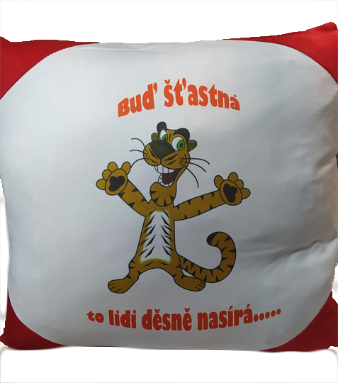 Polštářek Buď šťastná