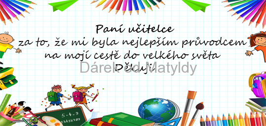 Hrnek "Paní učitelce"